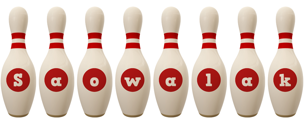 Saowalak bowling-pin logo