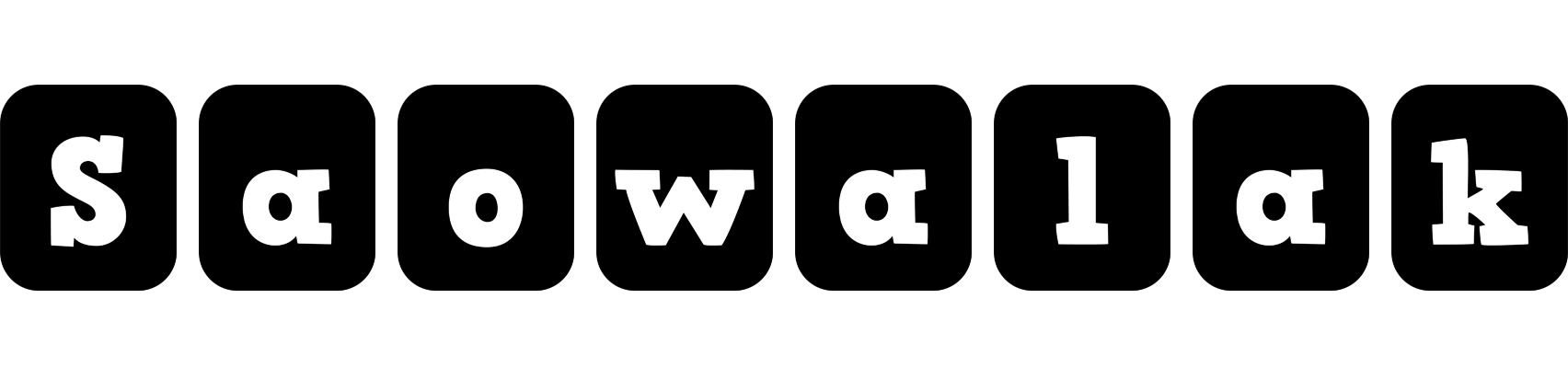 Saowalak box logo