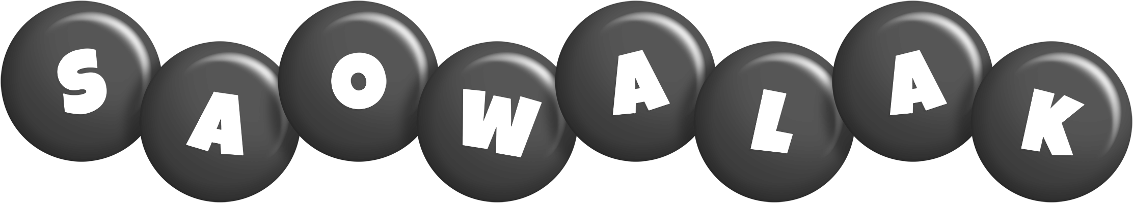 Saowalak candy-black logo