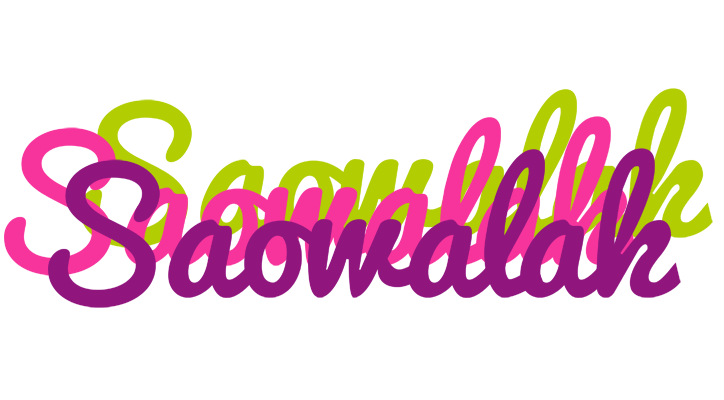 Saowalak flowers logo