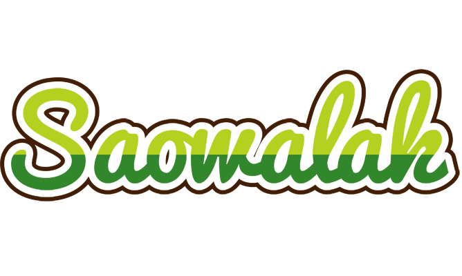 Saowalak golfing logo