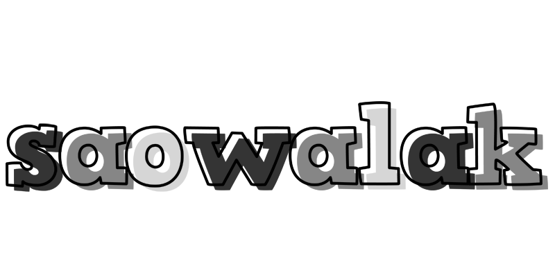 Saowalak night logo