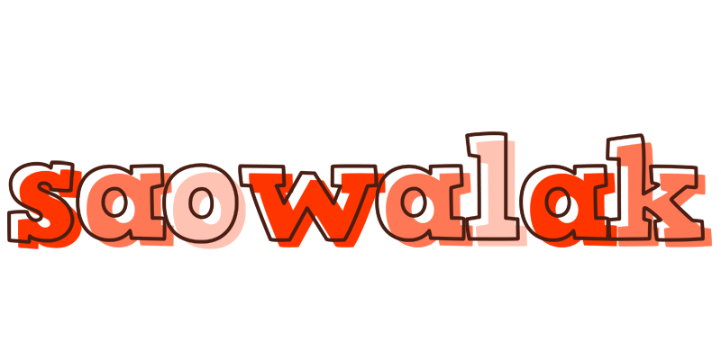 Saowalak paint logo