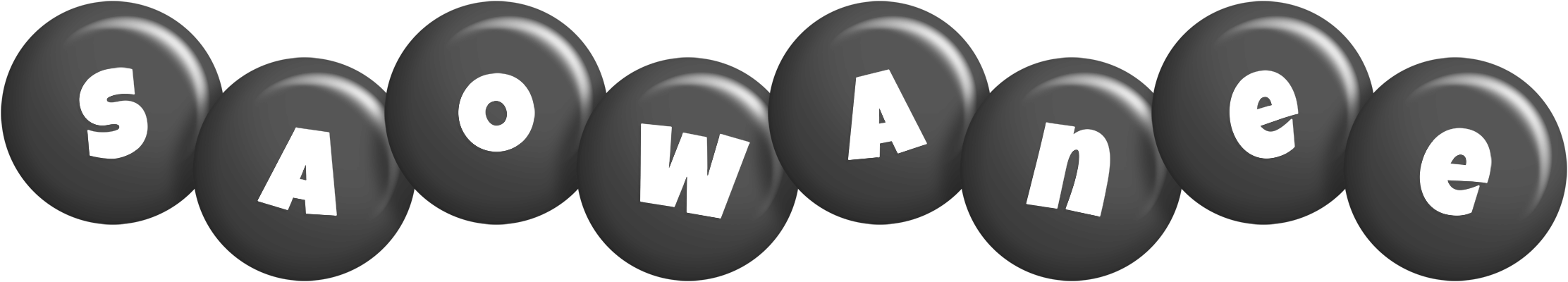 Saowanee candy-black logo
