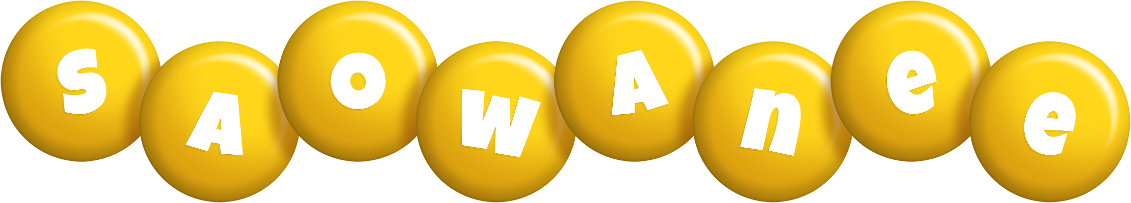 Saowanee candy-yellow logo