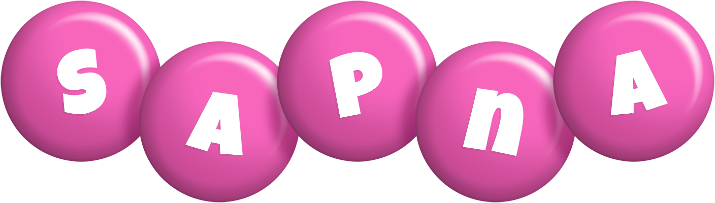Sapna candy-pink logo