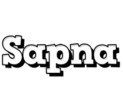 Sapna snowing logo