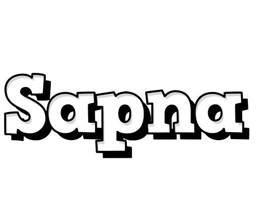 Sapna snowing logo
