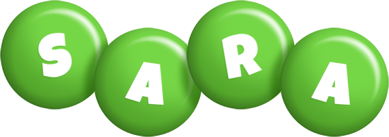 Sara candy-green logo