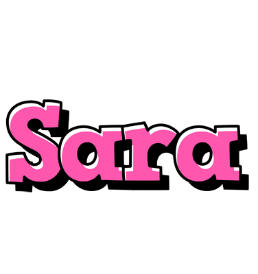 Sara girlish logo