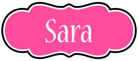 Sara invitation logo