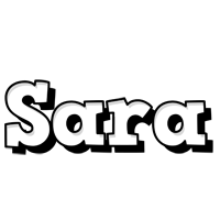 Sara snowing logo