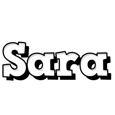 Sara snowing logo