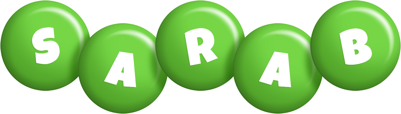 Sarab candy-green logo