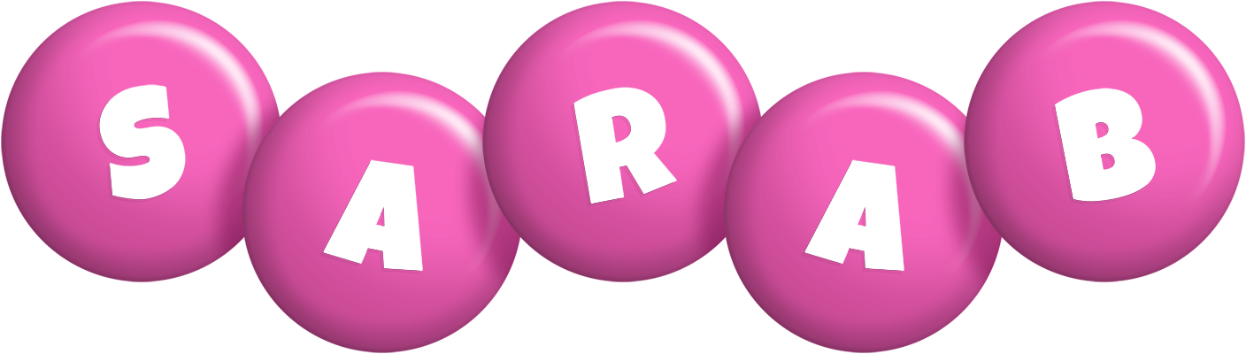 Sarab candy-pink logo