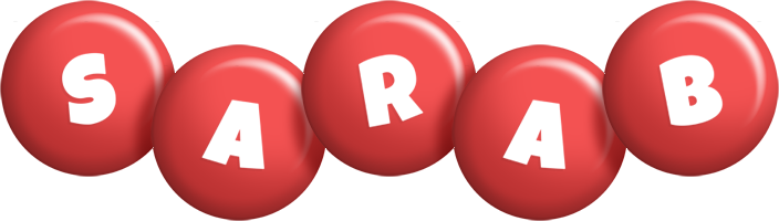 Sarab candy-red logo