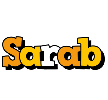 Sarab cartoon logo