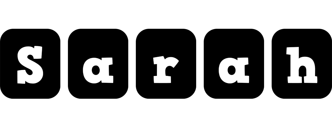 Sarah box logo