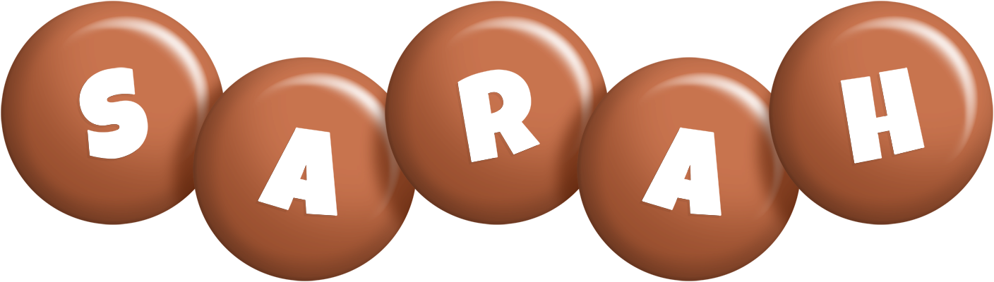 Sarah candy-brown logo
