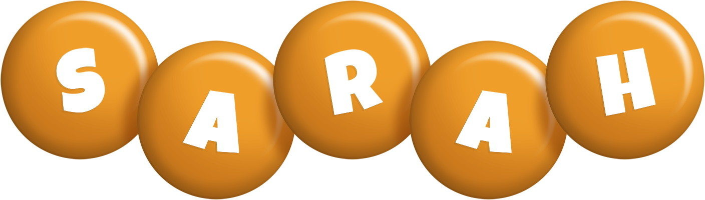 Sarah candy-orange logo