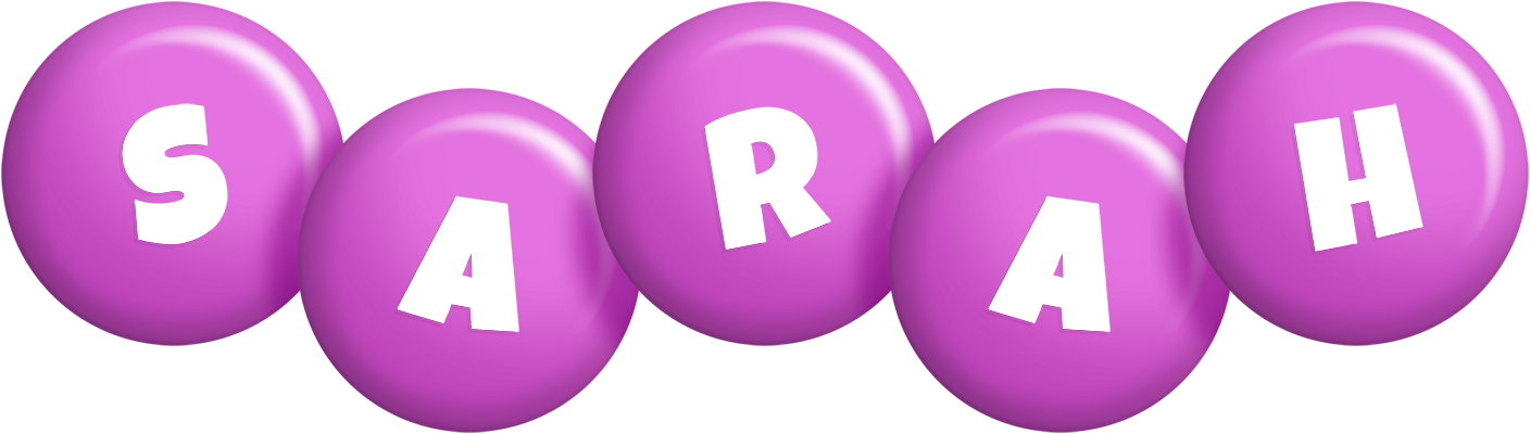 Sarah candy-purple logo