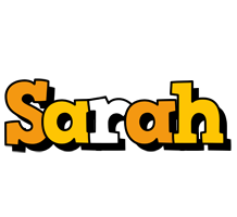 Sarah cartoon logo