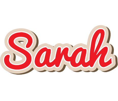Sarah chocolate logo