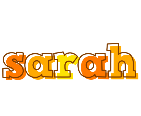 Sarah desert logo