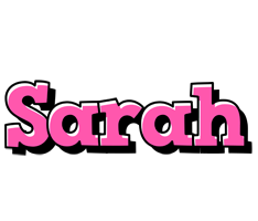 Sarah girlish logo