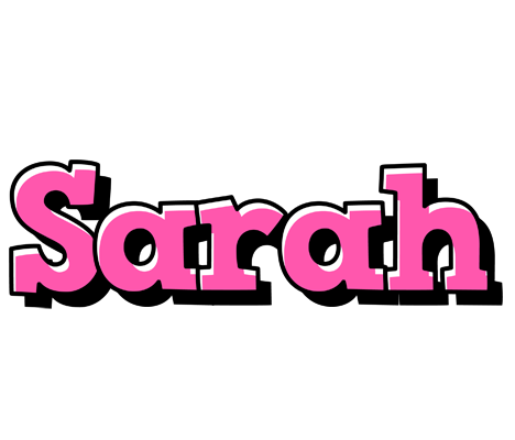 Sarah girlish logo