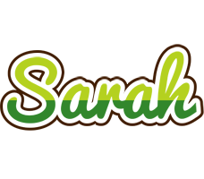 Sarah golfing logo