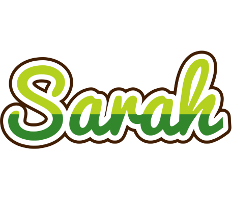 Sarah golfing logo