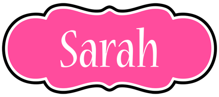 Sarah invitation logo