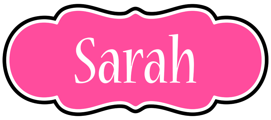 Sarah invitation logo