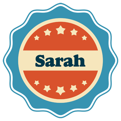Sarah labels logo
