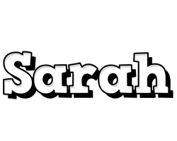 Sarah snowing logo