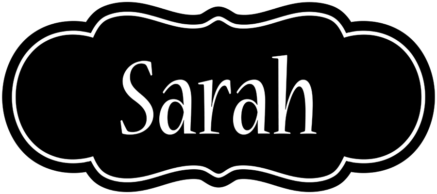 Sarah welcome logo