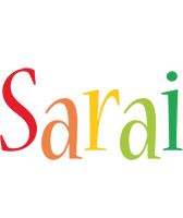 Sarai birthday logo