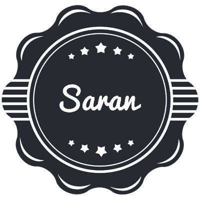 Saran badge logo
