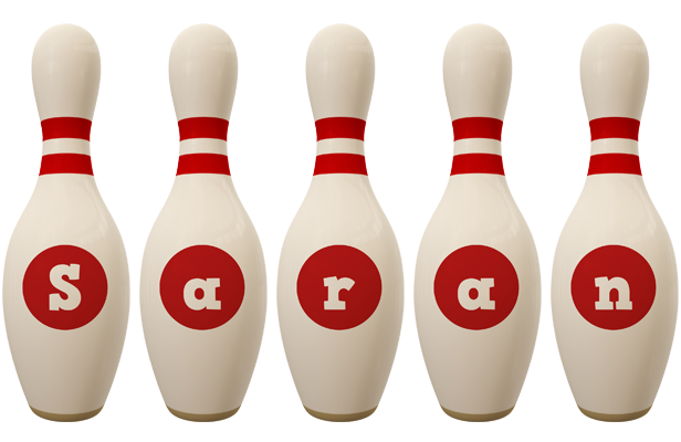 Saran bowling-pin logo