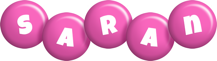 Saran candy-pink logo
