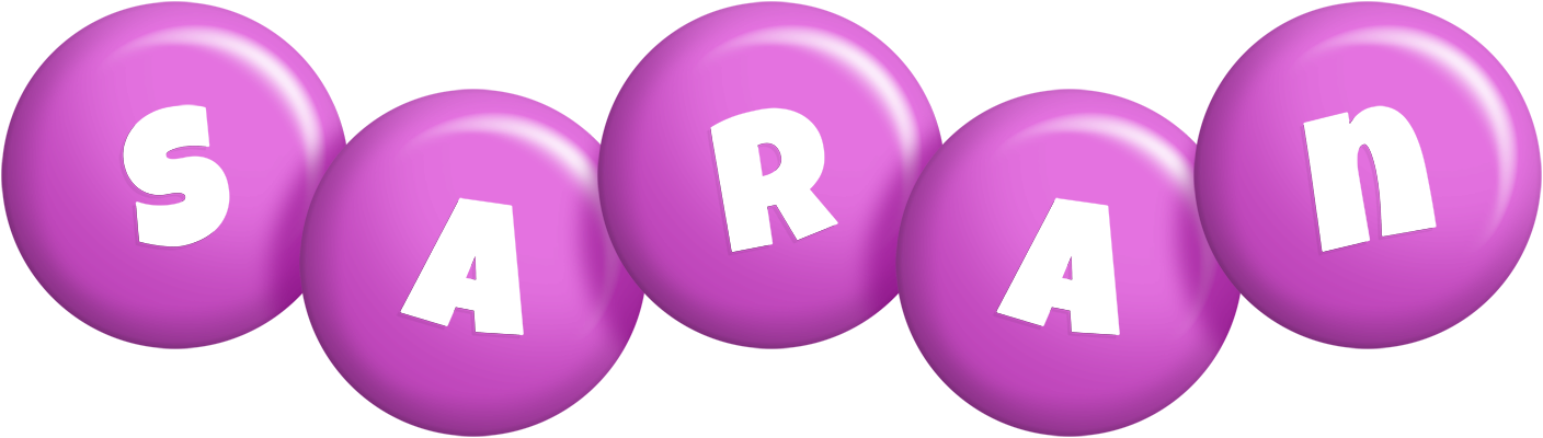 Saran candy-purple logo