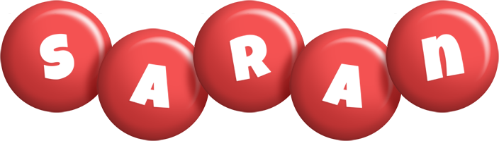 Saran candy-red logo