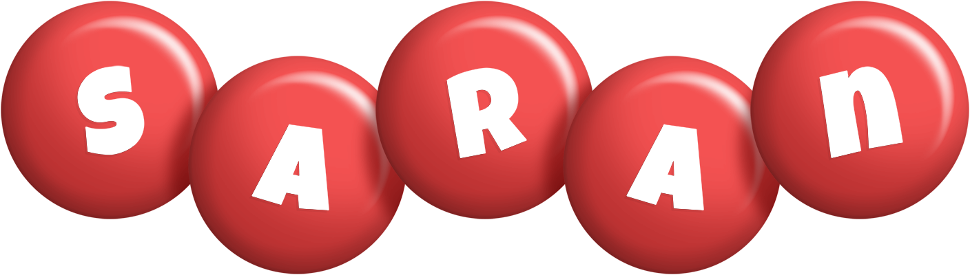 Saran candy-red logo