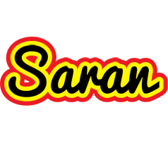 Saran flaming logo