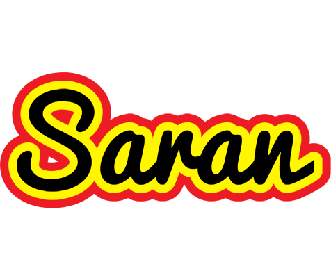 Saran flaming logo
