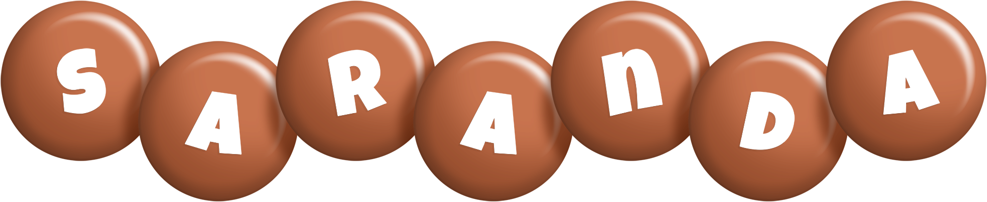 Saranda candy-brown logo