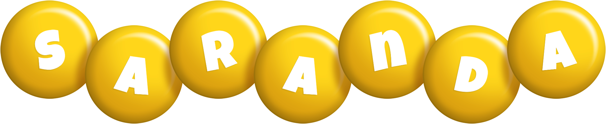 Saranda candy-yellow logo