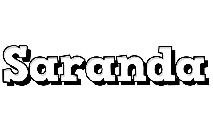 Saranda snowing logo