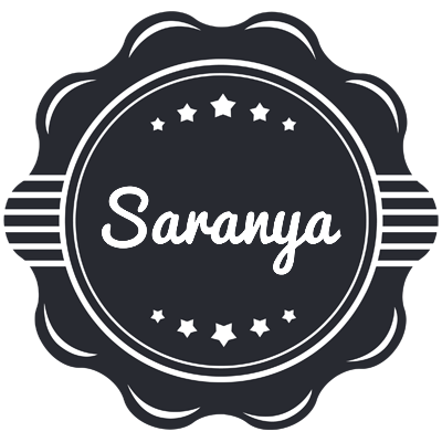 Saranya badge logo
